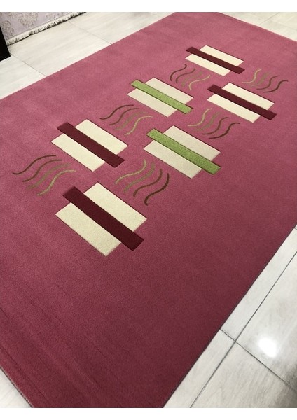 Vizyon Carving 9064 Pembe 175X280 Açık Pembe 5 M2 !