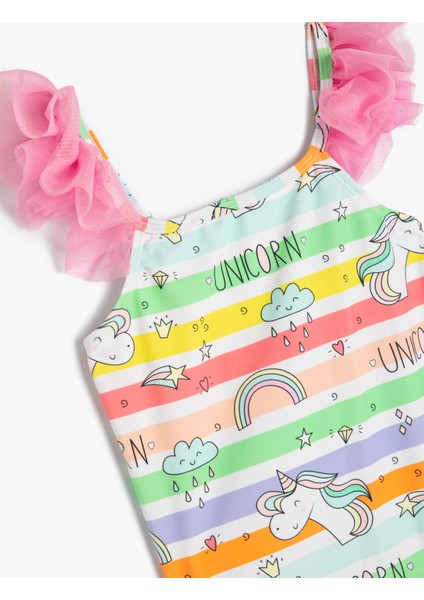 Mayo Tül Detaylı Unicorn Baskılı modelleri
