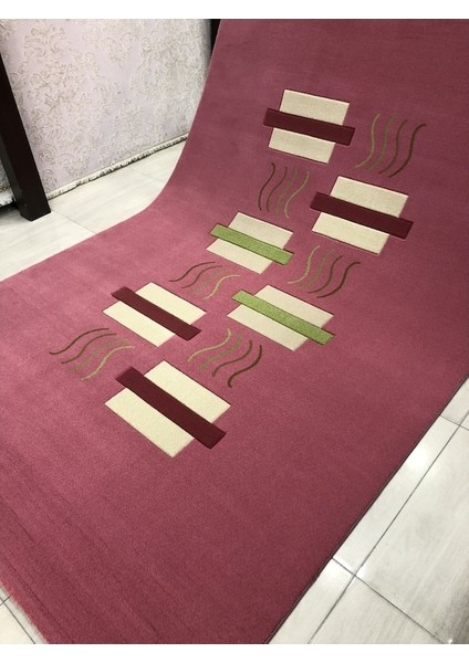 Vizyon Carving 9064 Pembe 175X280 Açık Pembe 5 M2 !