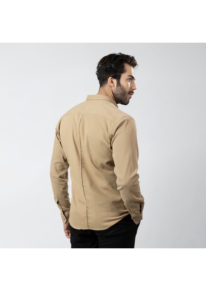 Erkek Gömlek Slimfit Likralı Kumaş Uzun Kol PA-180 indirimleri