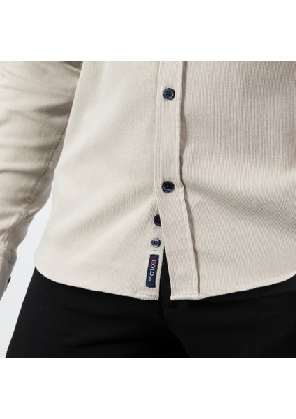 Erkek Gömlek Slimfit Likralı Kumaş Uzun Kol PA-180 fırsatları