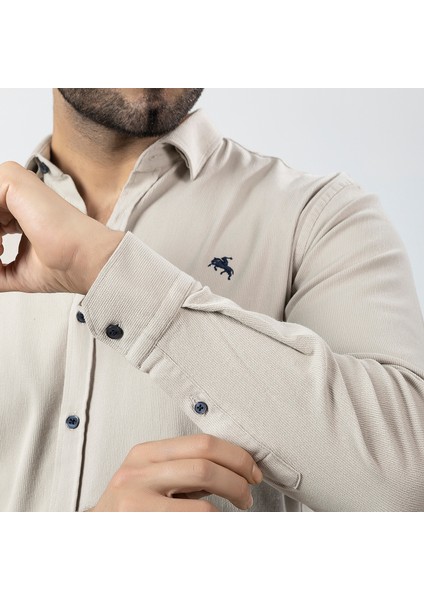 Erkek Gömlek Slimfit Likralı Kumaş Uzun Kol PA-180 indirimleri