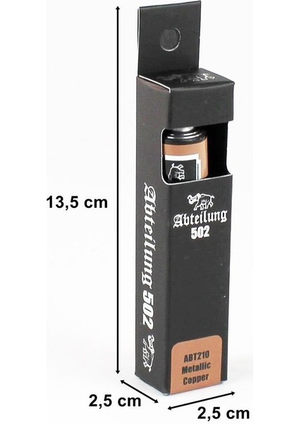 ABT210 20 Ml. Mettalic Copper, Yağlı Boya