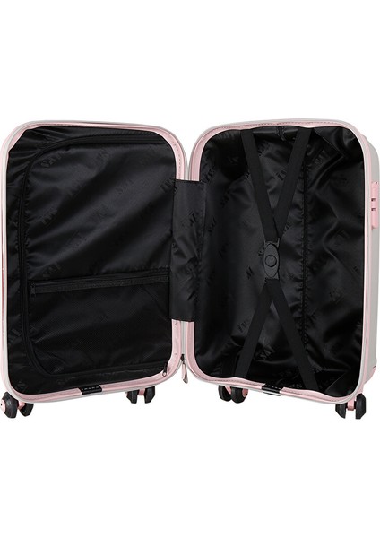 Bej Pembe Kare Orta Boy Orta Boy Seyahat Çantası PP4040-150-M Krem fırsatları