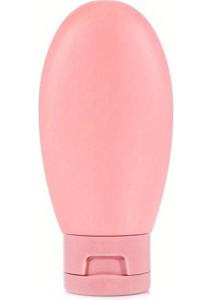 Çok Amaçlı Iskandinav Tarz 3'lü Doldurulabilir Çantalı Seyahat Tipi Şişe Seti -Boş Krem Paketi