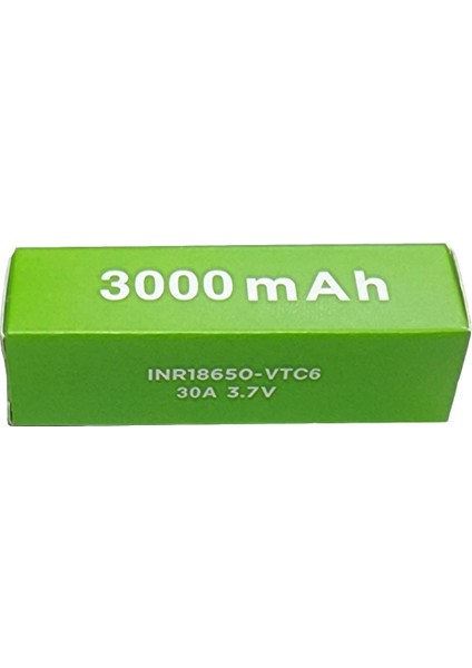 18650 Vtc6 Şarjlı Pil 3.7V - 3000Mah 1 Adet