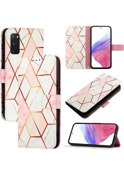 Samsung Galaxy S20 Kickstand Mermer Desen Cüzdan Pu Deri Kılıf (Yurt Dışından) indirimleri