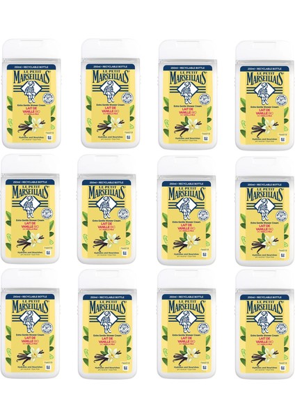 Vanilya Sütü Duş Jeli 250 ml 12 Adet