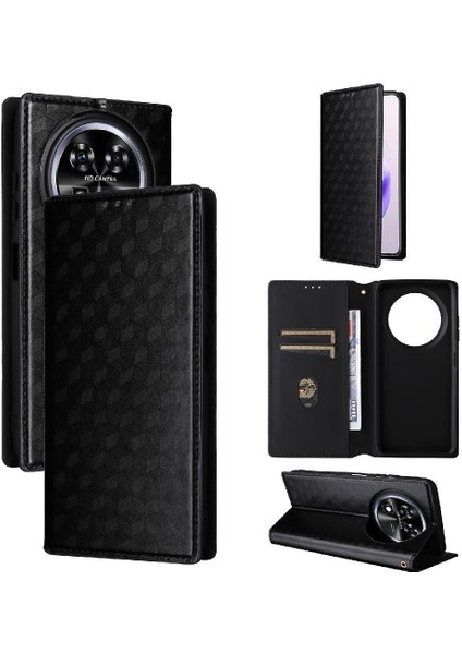 Oukitel C37 Pu Deri 3D Desen Cüzdan Kart Yuvaları Tutucu Için Flip Case (Yurt Dışından)