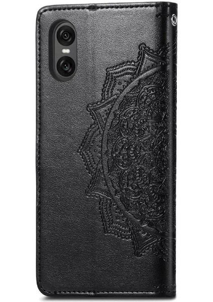 Sony Xperia 10 Vı Flip Kapak Için Flip Case Deri Kılıf Basit Iş (Yurt Dışından) modelleri