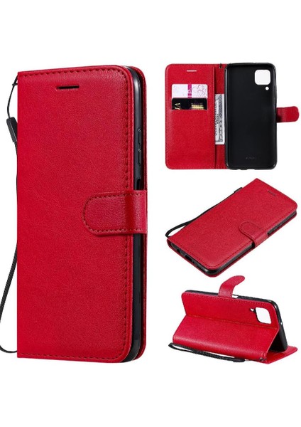 Kart Yuvası Klasik ile Huawei P40 Lite Yüksek Kaliteli Deri Için Flip Case (Yurt Dışından)