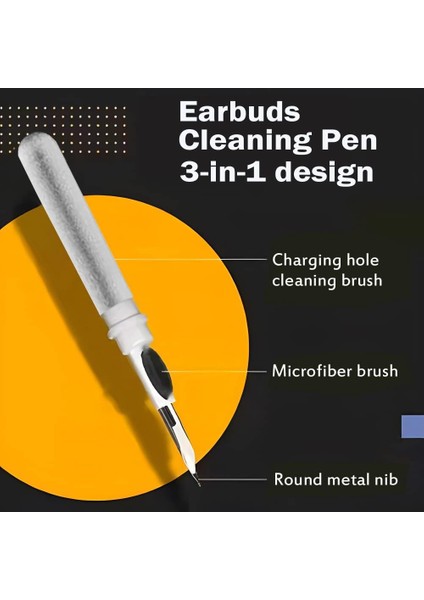 Bluetooth Kablosouz Kulaklık Temizleme Kalemi Kiti