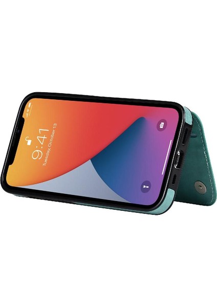 IPhone 13 Için Kart Tutucu Kılıf ile Cüzdan Pro Max Desen Çiçek Flip Pu (Yurt Dışından)