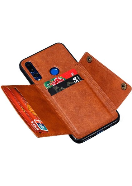 Cüzdan Kılıf Için Huawei P Akıllı Z Buit Demir Cüzdan Kılıf Darbeye Kart (Yurt Dışından)