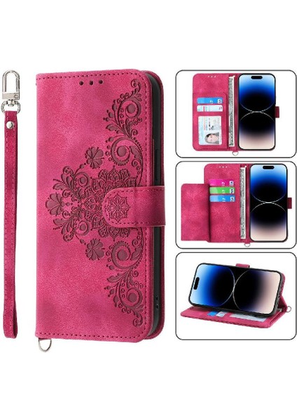 Realme 11 Pro 5g Bileklik Darbeye Kabartmalı Çoklu Kart Için Flip Case (Yurt Dışından)