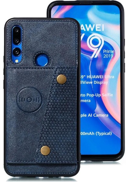 Cüzdan Kılıf Için Huawei P Akıllı Z Buit Demir Cüzdan Kılıf Darbeye Kart (Yurt Dışından)