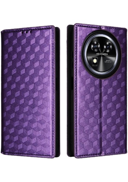 Oukitel C37 Pu Deri 3D Desen Cüzdan Kart Yuvaları Tutucu Için Flip Case (Yurt Dışından)