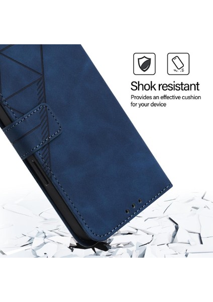 Google Piksel 5 Için Kılıf Cüzdan Kapak Kredi Kartı Tutucu Flip Folio Kitap Pu (Yurt Dışından)