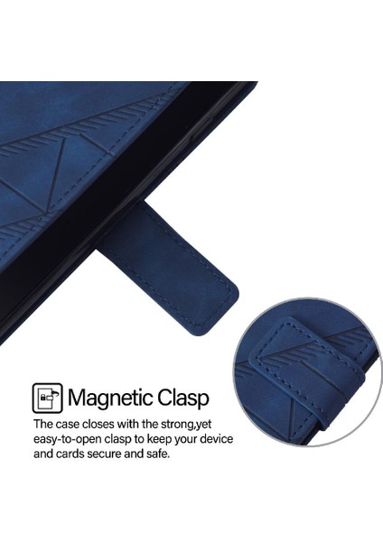 Google Piksel 5 Için Kılıf Cüzdan Kapak Kredi Kartı Tutucu Flip Folio Kitap Pu (Yurt Dışından)