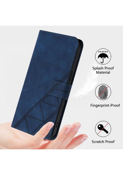 Google Piksel 5 Için Kılıf Cüzdan Kapak Kredi Kartı Tutucu Flip Folio Kitap Pu (Yurt Dışından)