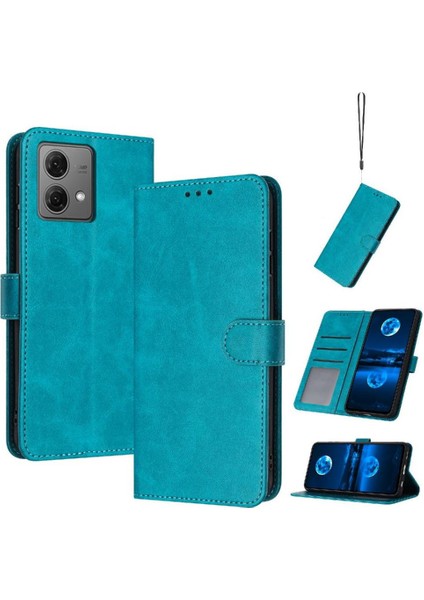 Motorola Moto G84 5g Kickstand ile Toka Pu Deri ile Flip Case (Yurt Dışından)