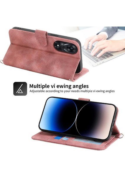 Oppo A78 4g Çoklu Kredi Kartı Yuvaları Için Flip Case Bileklik Darbeye (Yurt Dışından) modelleri