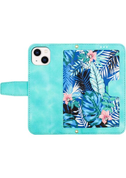 IPhone 13 Için Cüzdan Durumda Pro Max Anti Scratch Kickstand Kart Tutucu Pu (Yurt Dışından)