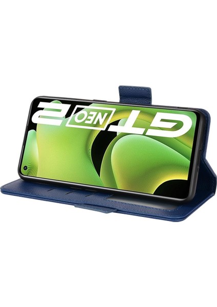 Realme Gt2 Pu Deri Yan Toka Kart Yuvaları Tutucu Cüzdan Için Kılıf (Yurt Dışından) fiyatları