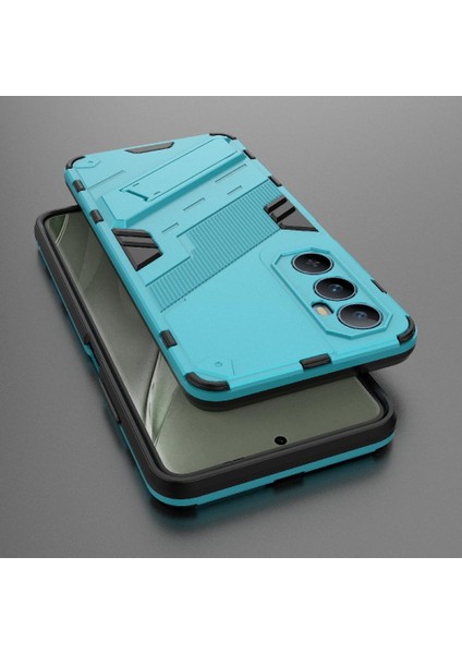 Realme C65 4g Kickstand Koruyucu Kapak Için Kılıf Sağlam Askeri (Yurt Dışından) modelleri