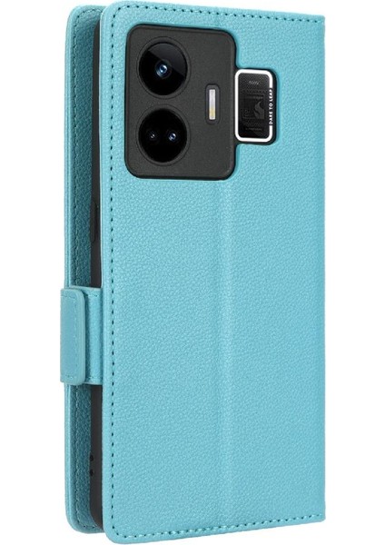 Realme Gt Neo 5 Için Kılıf Pu Deri Cüzdan Kart Yuvaları Tutucu Manyetik Yan (Yurt Dışından) modelleri