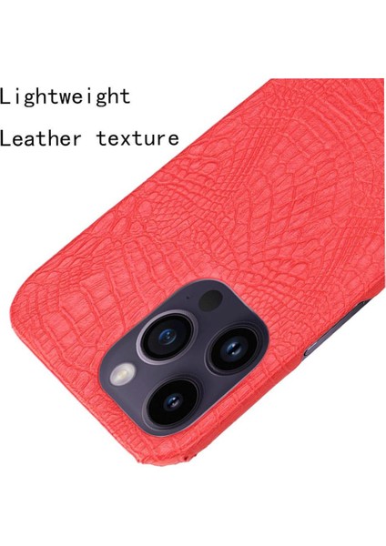 Şık Klasik Kılıf IPhone 14 Pro Max Klasik Timsah Moda Kapak (Yurt Dışından) modelleri