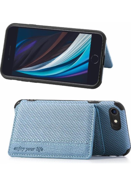 IPhone 7/8 Için Kılıf Rfıd Engelleme Standı Fonksiyonu Komple Kamera Güvenliği (Yurt Dışından)