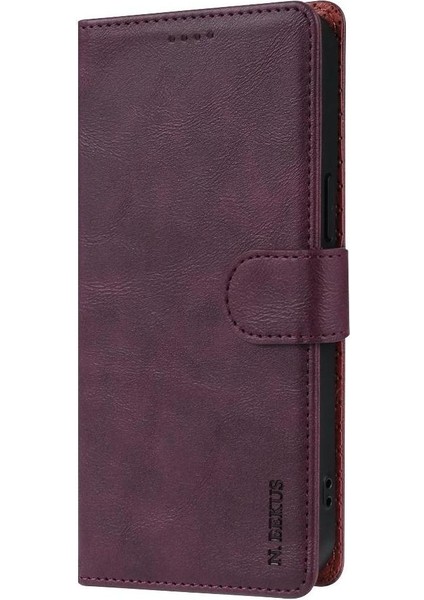 IPhone 13 Için Flip Case Pro Max Anti Kayma Yan Cep Manyetik Kapatma (Yurt Dışından)