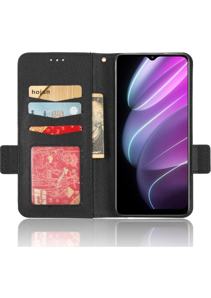 Realme V30/V30T Cüzdan Manyetik Yan Toka Pu Deri Kart Yuvaları Için Kılıf (Yurt Dışından) fiyatları