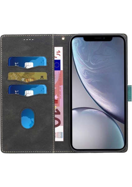IPhone Xr Çizilmeye Dayanıklı Kickstand Manyetik Kapatma Için Cüzdan Kılıf (Yurt Dışından) fırsatları