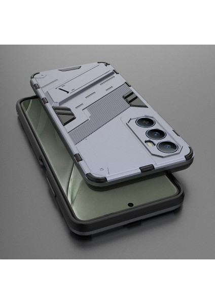 Realme C65 4g Kickstand Koruyucu Kapak Için Kılıf Sağlam Askeri (Yurt Dışından) modelleri