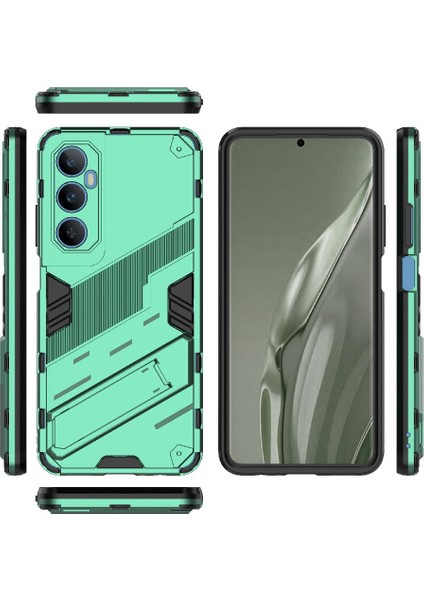 Realme C65 4g Kickstand Koruyucu Kapak Için Kılıf Sağlam Askeri (Yurt Dışından)