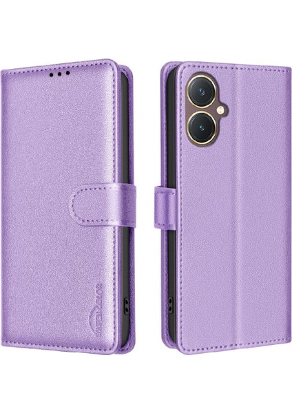 Vıvo Y27 4g Kart Tutucu Için Flip Case Kickstand Manyetik Rfıd Engelleme Pu (Yurt Dışından) indirimleri