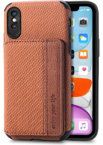 IPhone Xs Max Rfıd Engelleme Standı Fonksiyonu Manyetik Kart Tutucu (Yurt Dışından)