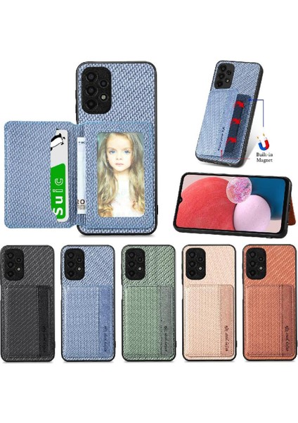 Samsung Galaxy A13 4g Standı Fonksiyonu Manyetik Kart Tutucu Rfıd (Yurt Dışından) modelleri
