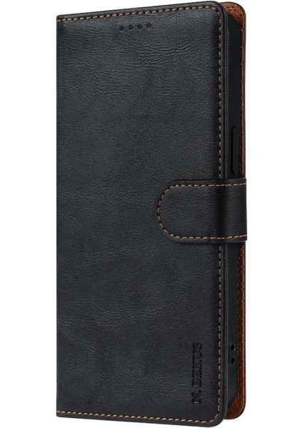 IPhone 13 Için Flip Case Pro Max Anti Kayma Yan Cep Manyetik Kapatma (Yurt Dışından)