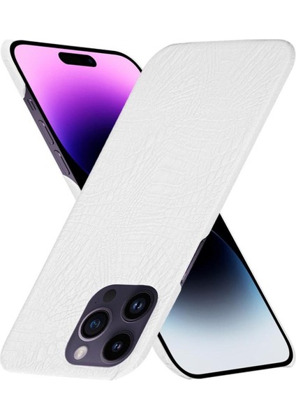 IPhone 14 Pro Uyumluluk Klasik Timsah Için Şık Klasik Kılıf (Yurt Dışından) fiyatları
