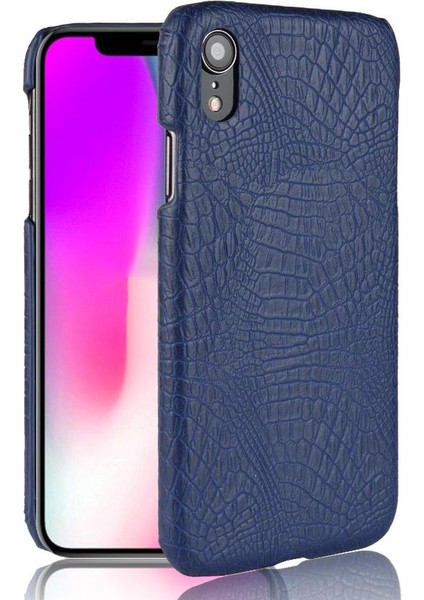 IPhone Xr Klasik Timsah Moda Anti Scratch Için Şık Klasik Durumda (Yurt Dışından)
