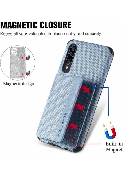 Samsung Galaxy A70/A70S Stand Fonksiyonu Komple Kamera Güvenliği Için Kılıf (Yurt Dışından)