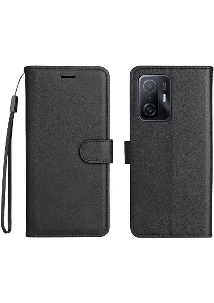 Xiaomi 11T/11T Pro Için Flip Case Kart Yuvası ile Yüksek Kaliteli Deri Telefon (Yurt Dışından)