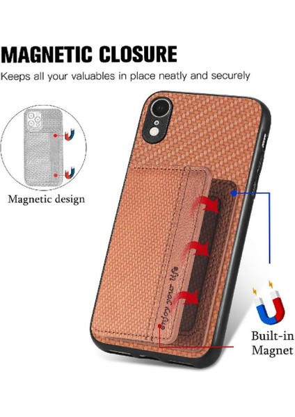 IPhone Xr Manyetik Kart Tutucu Standı Fonksiyonu Rfıd Engelleme (Yurt Dışından) fırsatları