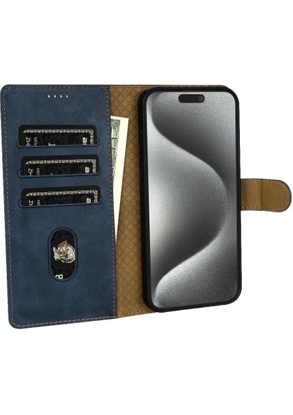 IPhone 12 Için Flip Case Pro Max Manyetik Kapatma Kart Yuvaları Yan Cep (Yurt Dışından)