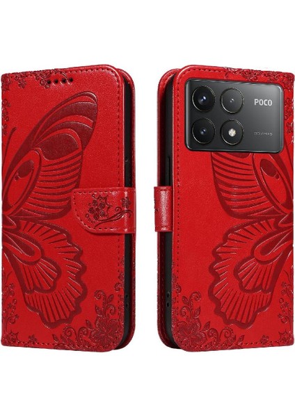 Kredi Kartı Yuvası ile Xiaomi Redmi K70 Yüksek Kaliteli Deri Için Flip Case (Yurt Dışından)