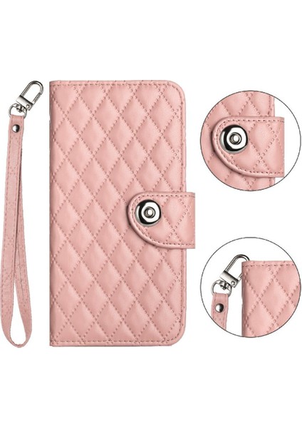 Samsung Galaxy Case 5g Için Kılıf Cüzdan Kapak Bilek Şerit Kart Tutucu (Yurt Dışından)