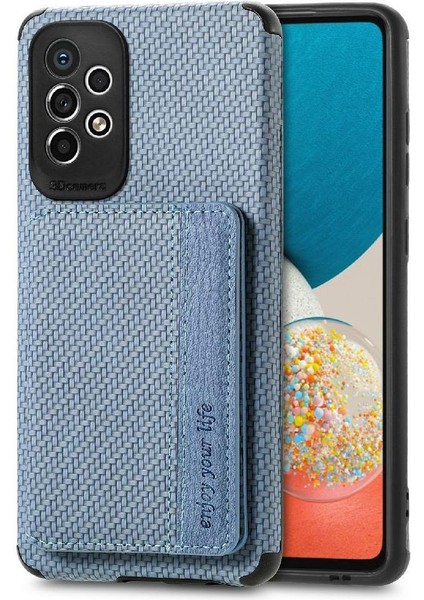 Samsung Galaxy A73 5g Manyetik Kart Tutucu Standı Fonksiyonu Kamera (Yurt Dışından)